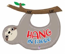 Jungle, Safari • Sloth, Hang In There / Jumbo 42in. Mylar Helium Balloon