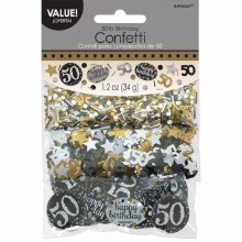 Sparkling 50 Confetti