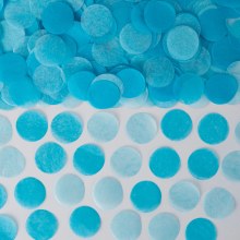 Confetti Tissue Gender Blue