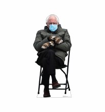 Bernie Sanders Mittens Standup