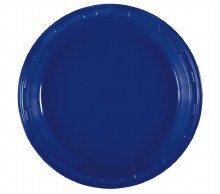 True Navy 10in Pl Plates 50ct