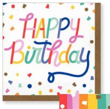 Birthday Confetti Lunch Napkin