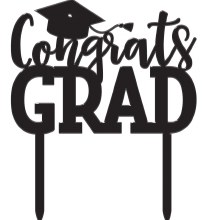 Congrats Grad Cake Topper
