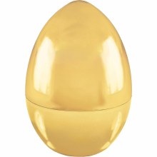 Fillable Jumbo 4in. Plastic Gold Easter Egg ~ 1 Count