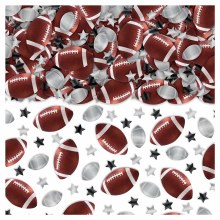 Football and Stars Confetti