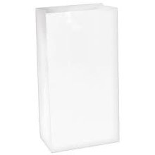 White Paper Loot Bags (12pk)