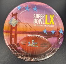 Super Bowl LX 7" Plates