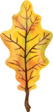 Leaf, Oak Yellow • Jumbo 42in. Mylar Helium Balloon