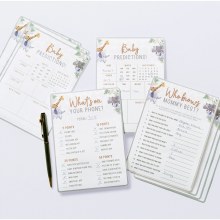 Soft Jungle Baby Shower Games