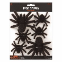 Fuzzy Spider 6-Pack