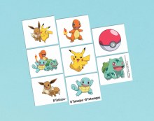 Pokemon Tattoo Favors 8ct