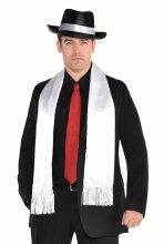 Scarf White 20's Gangster