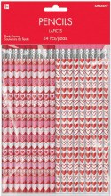 Valentines Day Pencils 24ct