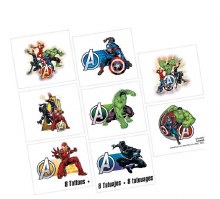 Avengers Favor Tattoos 8pc