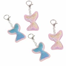 Shimmering Mermaids Sequin Keychain Favors • 4 Count