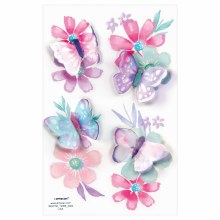 Flutter Butterfly 3D Tattoo Favors