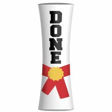 Diploma Cutout Prop