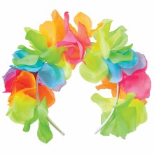 Summer Floral Headband Neon