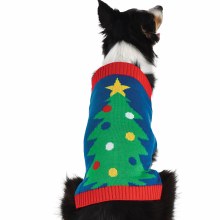 Sweater Ugly Pet Xmas Tree L