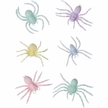 Pastel Spiders 30-pack