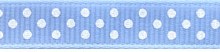 Ribbon Lt Blue/Wht 3/8in x 5yd