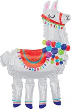 Farm, Llama Airwalker Shape • Mega Jumbo 58" Mylar Helium Balloon