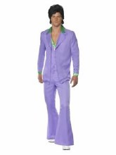 Lavender 1970's Leisure Suit L