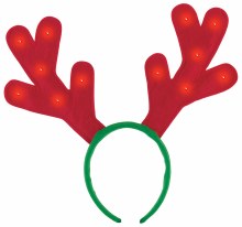 Light Up Christmas Antlers Headband