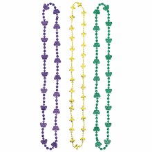 3ct Mardi Gras Bead Set