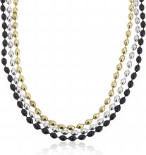 Bead Necklaces 24pk B/S/G