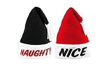 Reversable Naughty/Nice Santa Hat