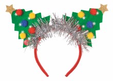 Light Up Christmas Tree Headband