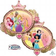 Disney Princesses Frame • Jumbo 34in. Mylar Helium Balloon