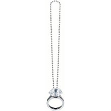 Necklace Giant Diamond Ring