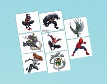 Spiderman Tattoo Favors ~ 8 Pack