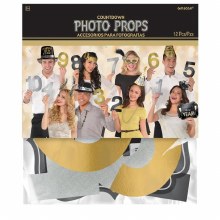 New Years Countdown Photo Props