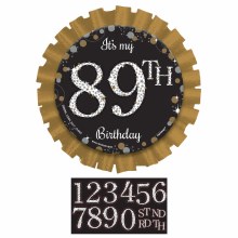 Add-an-Age Sparkling Birthday Button