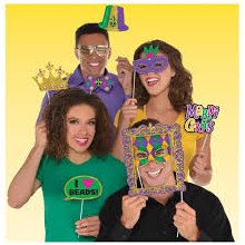 Mardi Gras Photo Prop Kit