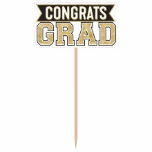 Flag Grad Congrats 6pc