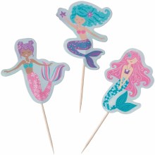 Shimmering Mermaids Picks • 24 Count