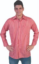 Shirt Red/White Check Boy 10