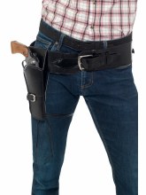 Adult Faux Leather Single Holster with Belt