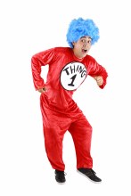 Thing 1/2 Costume Unisex L/XL