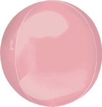 Sphere ORBZ Shape • Mega Jumbo 21in. Mylar Helium Balloon, Pink