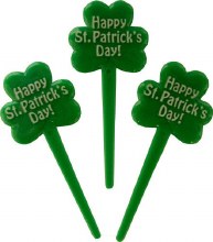 Happy St. Patrick's Day 3in. Food Picks ~ 36 Pieces
