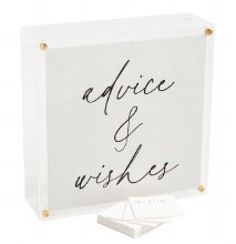 Acrylic Wishes and Advice Box
