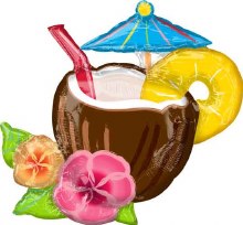 Jumbo Pina Colada Mylar Balloon ~ 30"