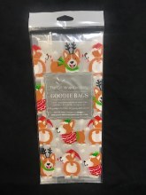 Christmas Corgis Goodie Bags w/ Twist Ties ~ 8 Pack