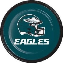NFL Eagles Plates 7" 8ct