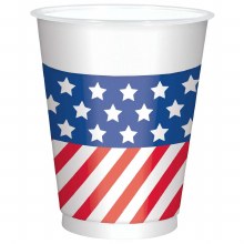 Patriotic Print Cups 25ct